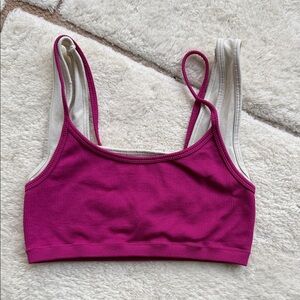 Spiritual Gangster Fuchsia Sports Bra